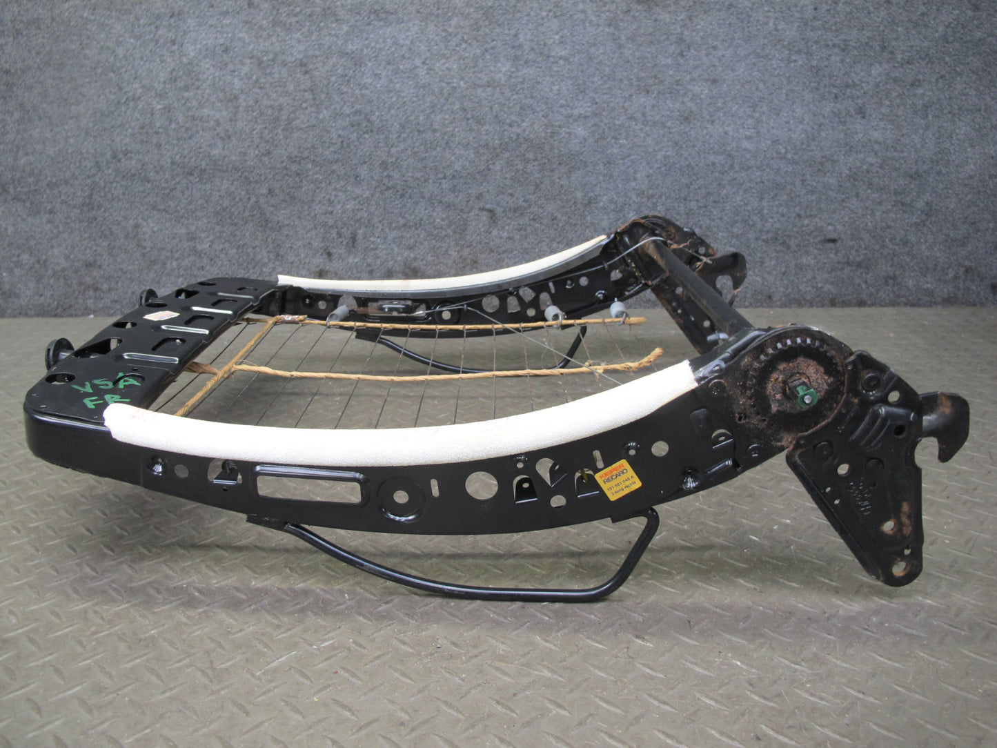 86-88 Volkswagen VW Scirocco MK2 Front Right Seat Frame 533881104H OEM