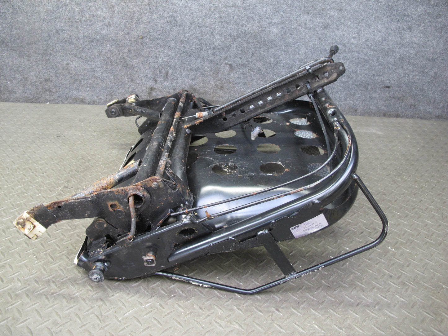 86-88 Volkswagen VW Scirocco MK2 Front Left Driver Seat Frame 533881103H OEM
