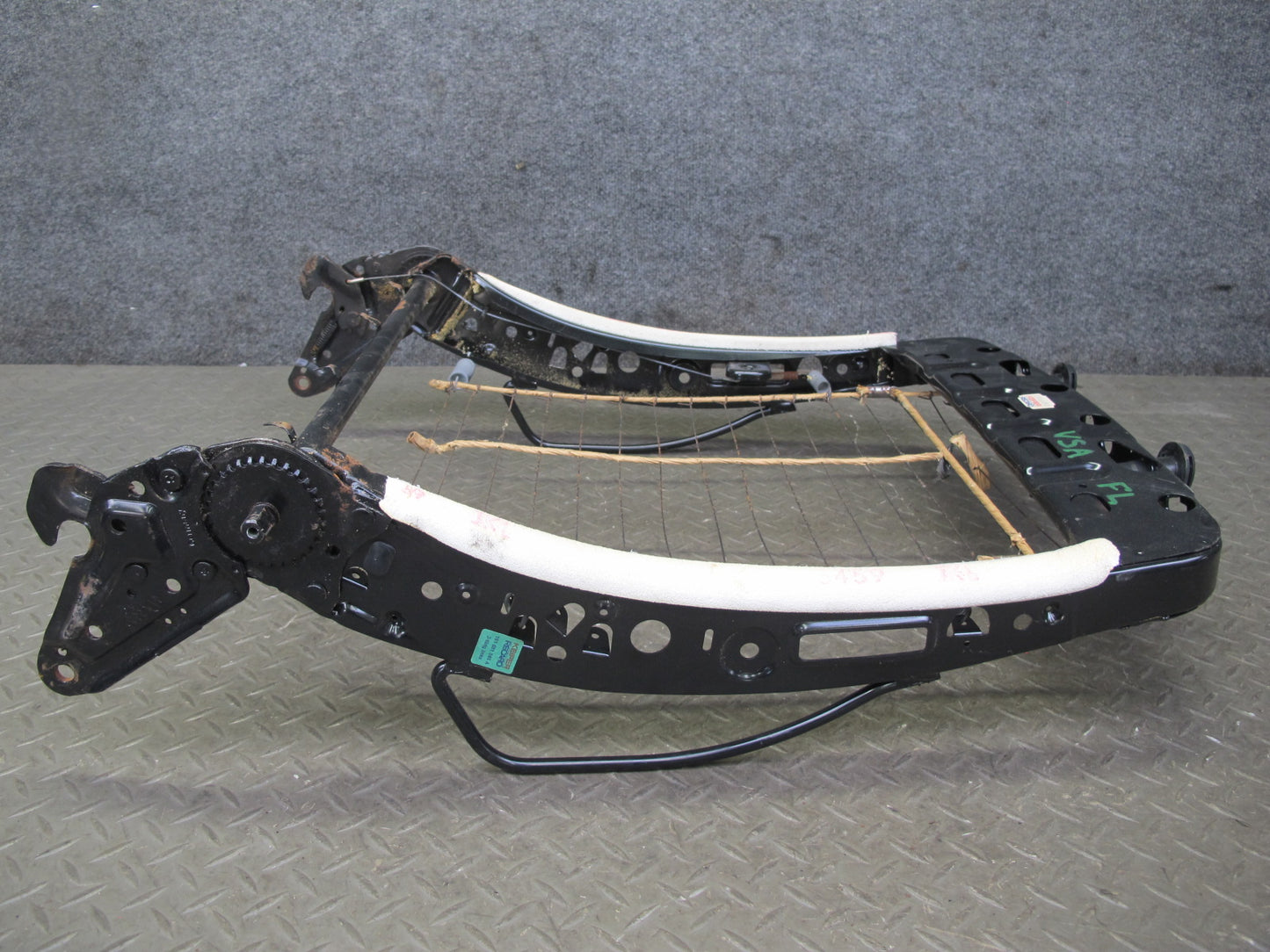 86-88 Volkswagen VW Scirocco MK2 Front Left Driver Seat Frame 533881103H OEM