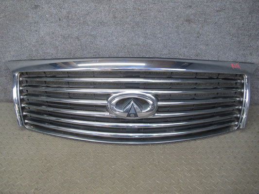 2011-2012 Infiniti QX56 Front Bumper Upper Chrome Grille W/ Camera