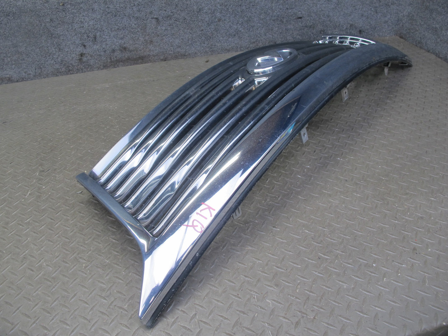 2011-2012 Infiniti QX56 Front Bumper Upper Chrome Grille W/ Camera