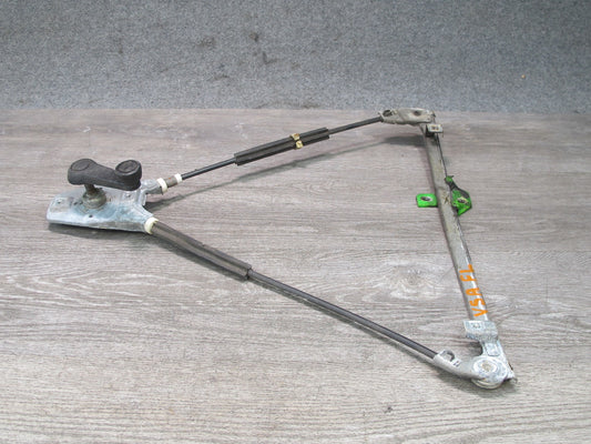 84-88 VW Scirocco MK2 Left Driver Door Manual Window Regulator w Crank OEM