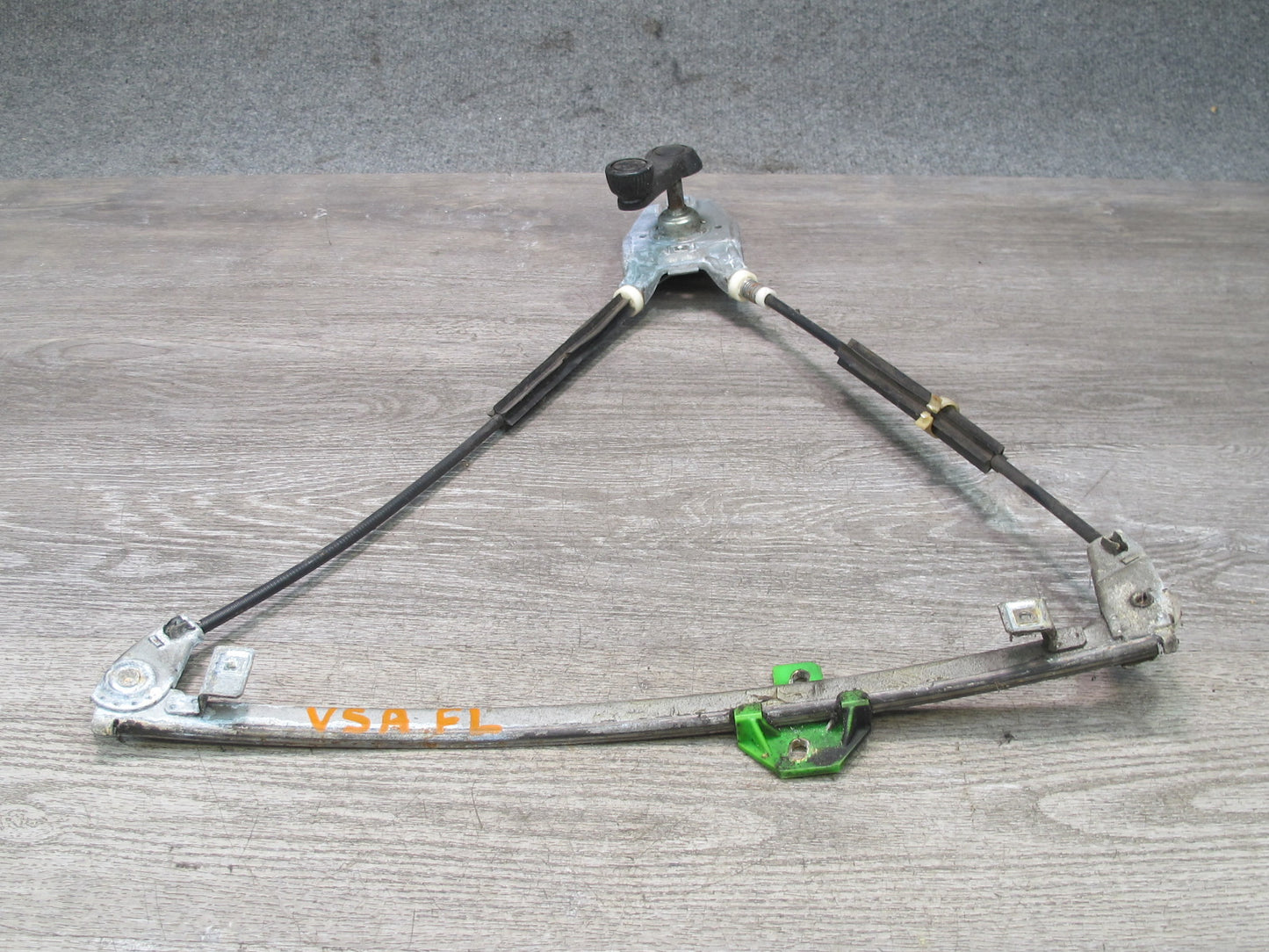 84-88 VW Scirocco MK2 Left Driver Door Manual Window Regulator w Crank OEM