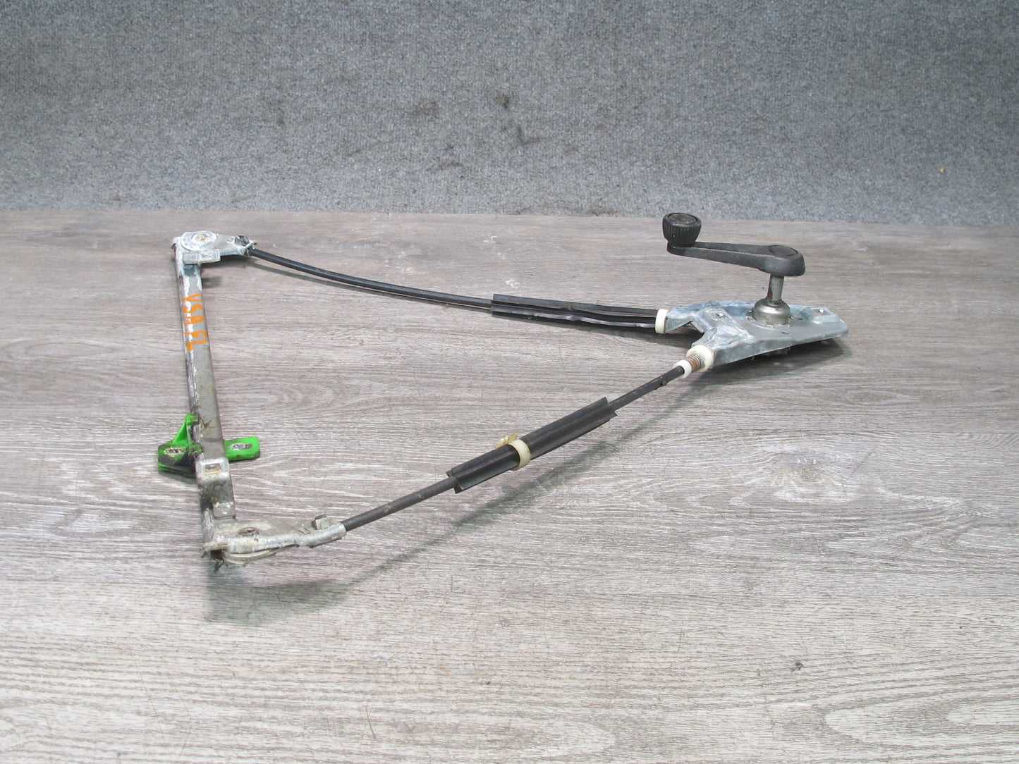 84-88 VW Scirocco MK2 Left Driver Door Manual Window Regulator w Crank OEM