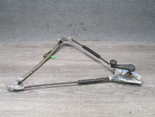 84-88 VW Scirocco MK2 Right Passenger Door Manual Window Regulator w Crank OEM