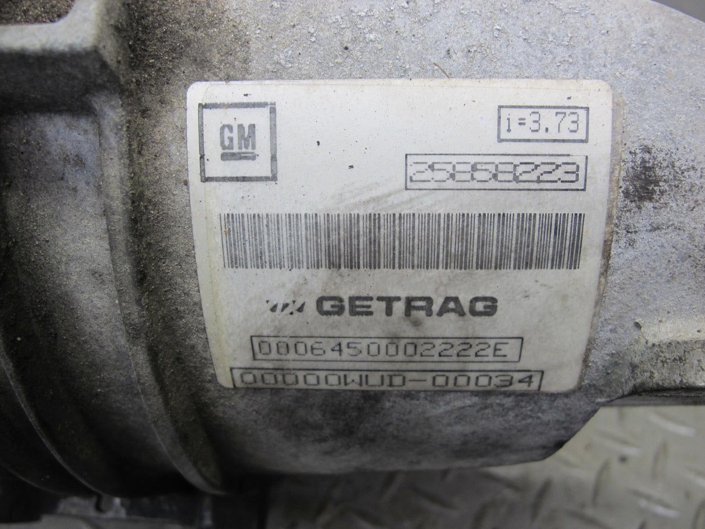 07-09 Saturn SKY Solstice Turbo M/T Rear Differential Carrier 3.73 Ratio 88K OEM