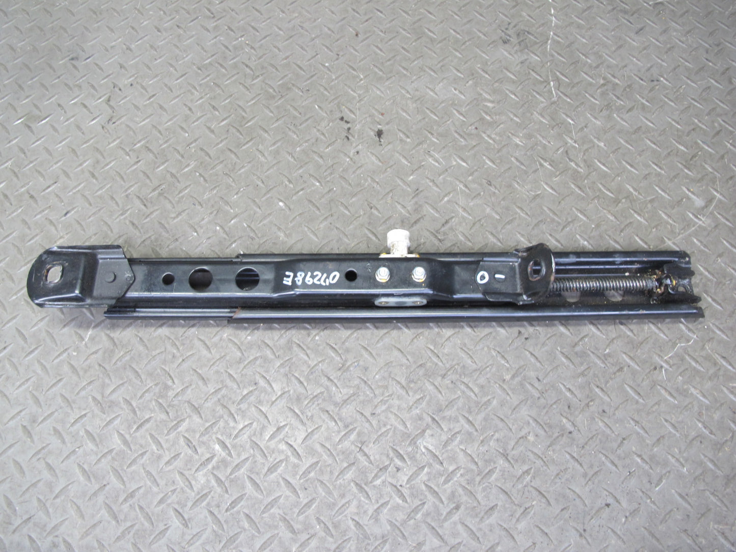 90-96 Nissan 300ZX Z32 2+0 Left Seat Track Adjuster w Motor & Switch Set OEM
