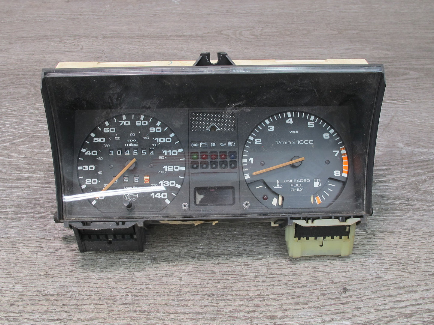 86-88 VW Scirocco MK2 Instrument Cluster Gauge Speedometer Tachometer w VDO OEM