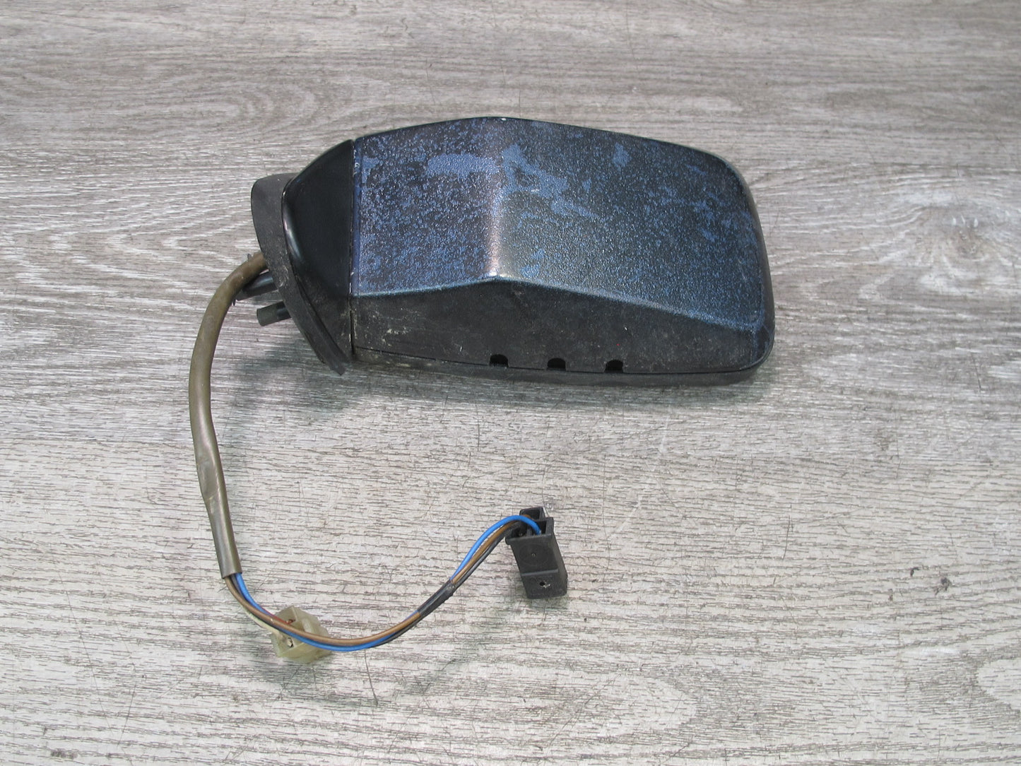 86-88 Volkswagen Scirocco Left Driver Door Exterior Side View Mirror Black OEM