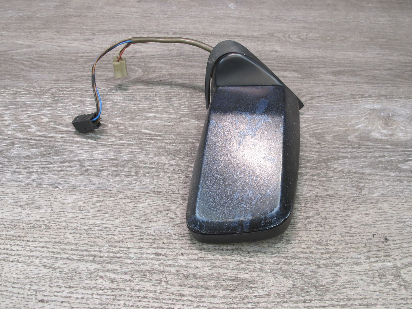 86-88 Volkswagen Scirocco Left Driver Door Exterior Side View Mirror Black OEM