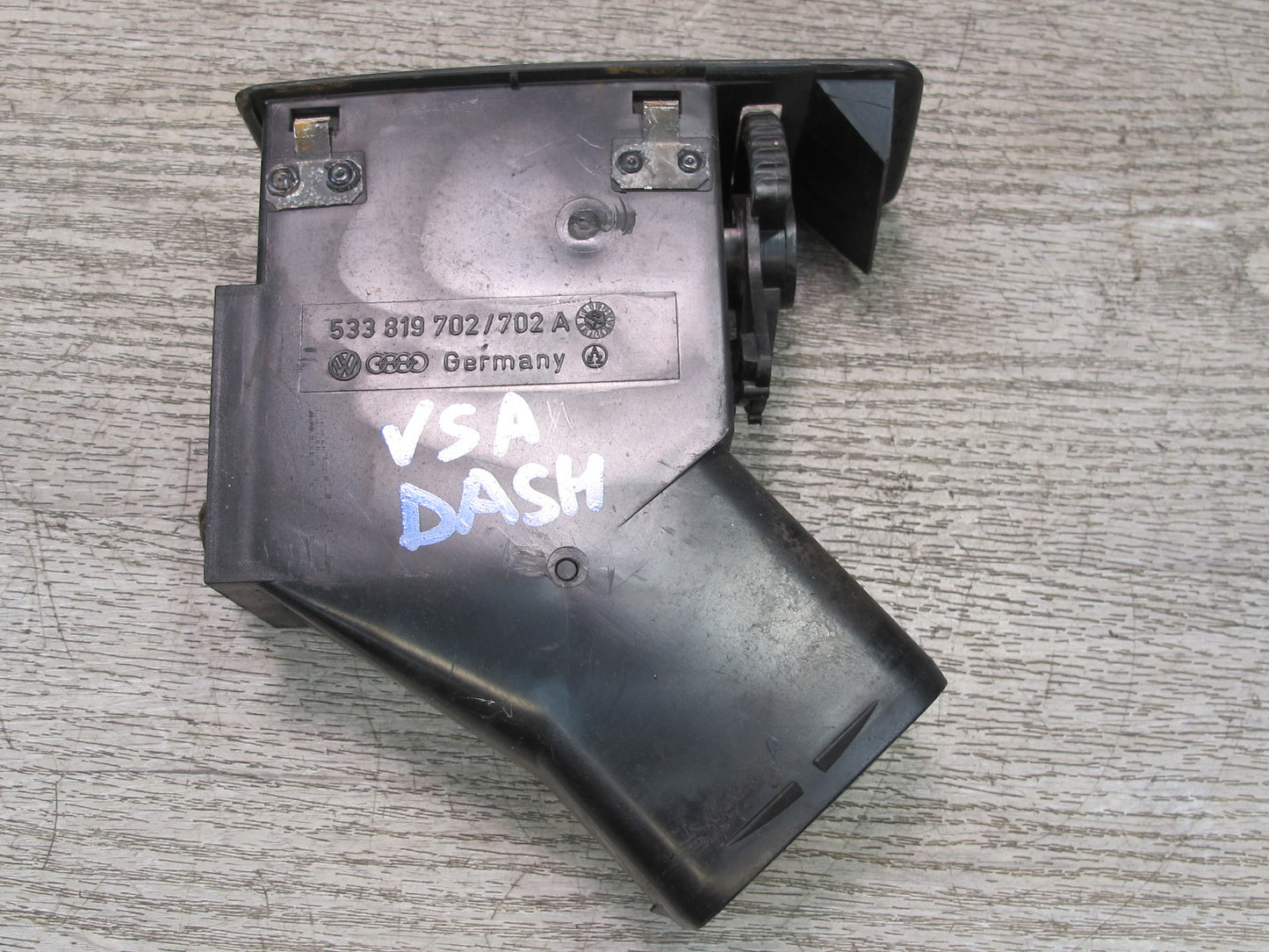 85-88 Volkswagen Scirocco MK2 Set of 5 Dash Center Right Left Air Vent Black OEM