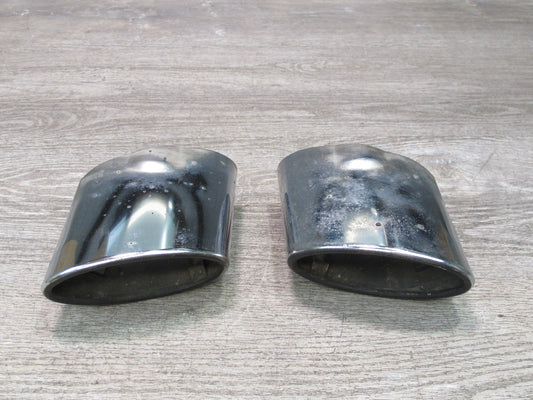 05-08 Mercedes R171 SLK Set of 2 Rear Left & Right Exhaust Muffler Tips OEM
