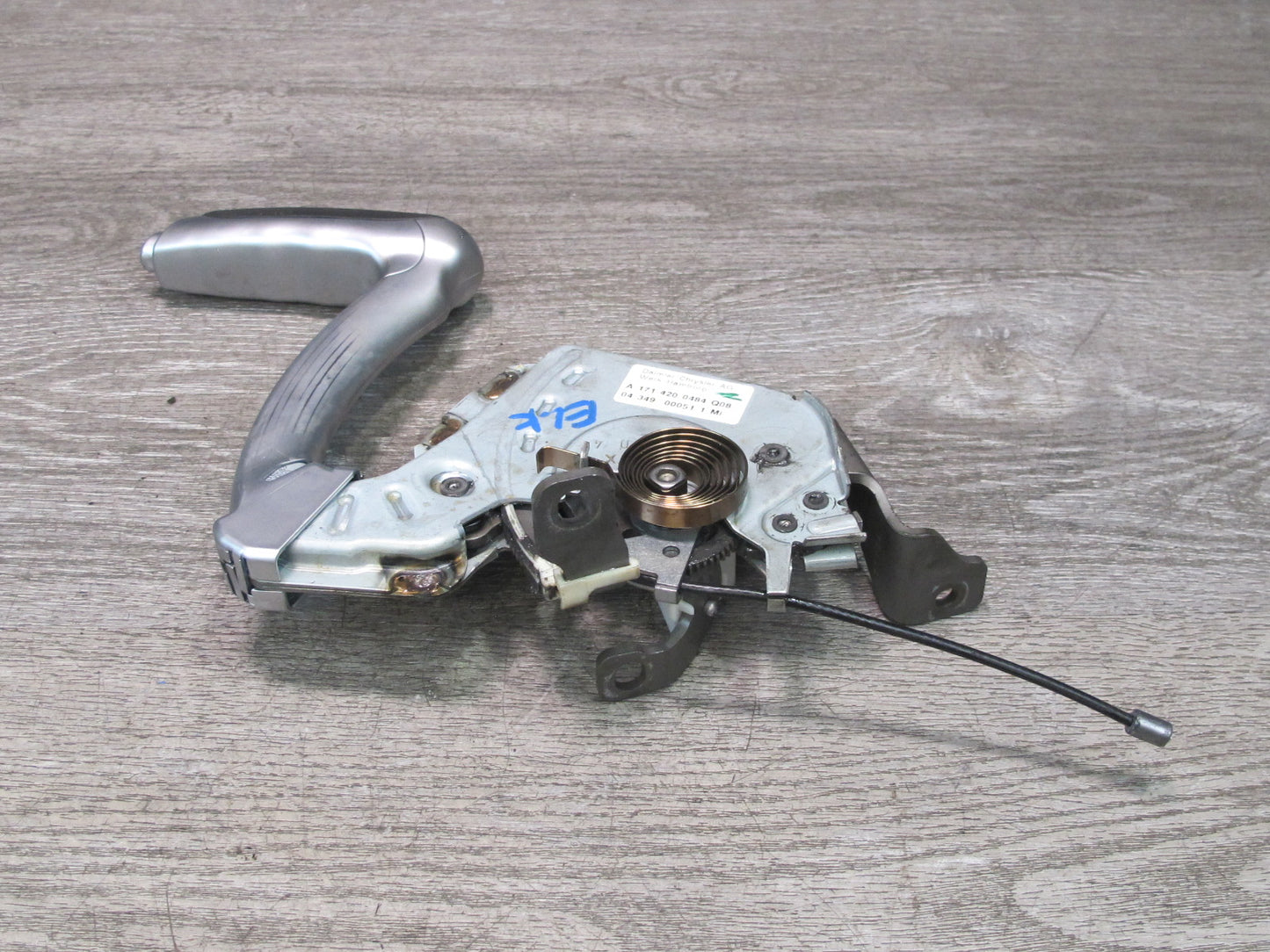 05-11 Mercedes R171 Slk-class Emergency Parking Hand Brake Handle Assembly OEM