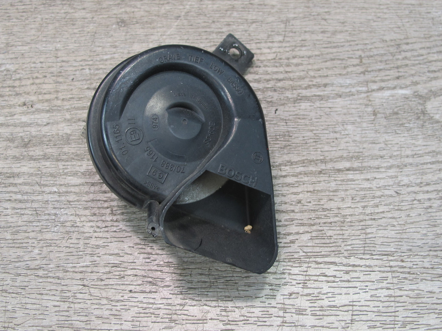 05-11 Mercedes R171 SLK Set of 2 High & Low Tone Note Horn Pitch Signal OEM