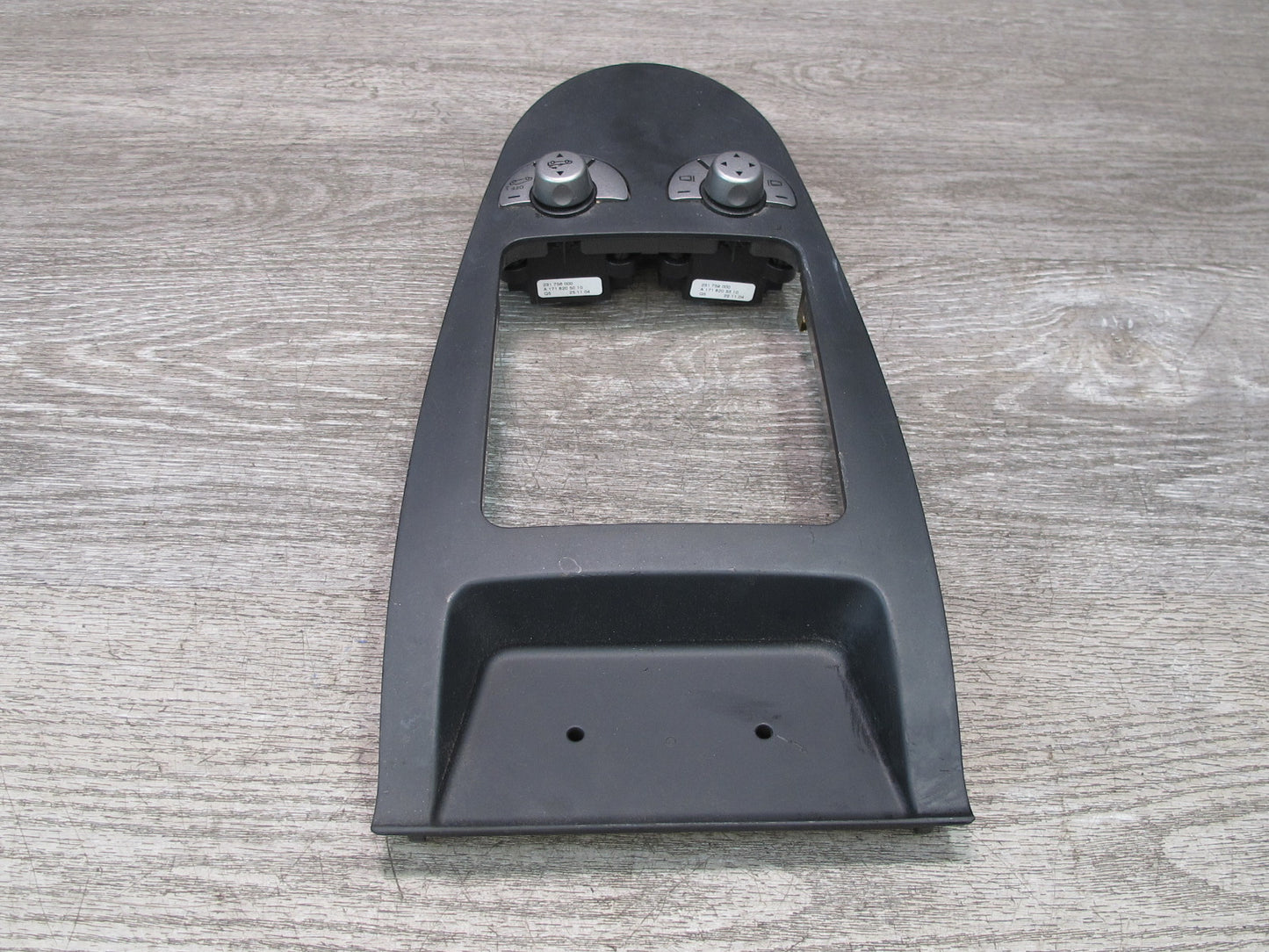 05-11 Mercedes R171 Slk-class Center Console Shifter Trim Bezel Cover Panel OEM