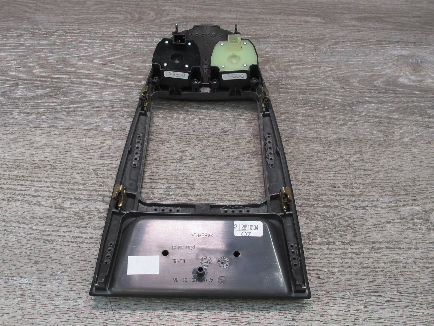 05-11 Mercedes R171 Slk-class Center Console Shifter Trim Bezel Cover Panel OEM