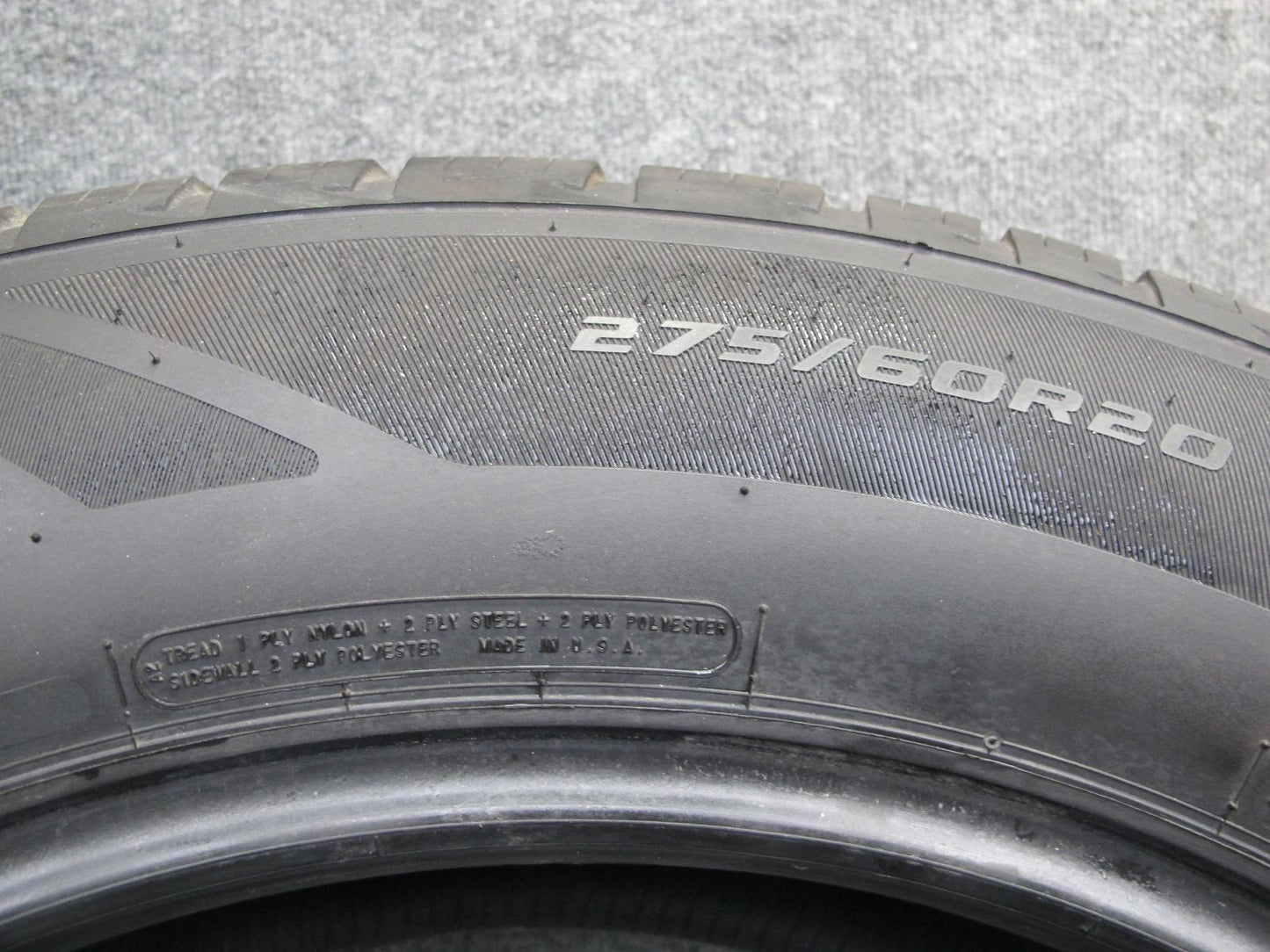 Set of 2 Cooper Endeavor Plus A/S Tire 275/60 R20 115H 3622 4723 4/32 Tread