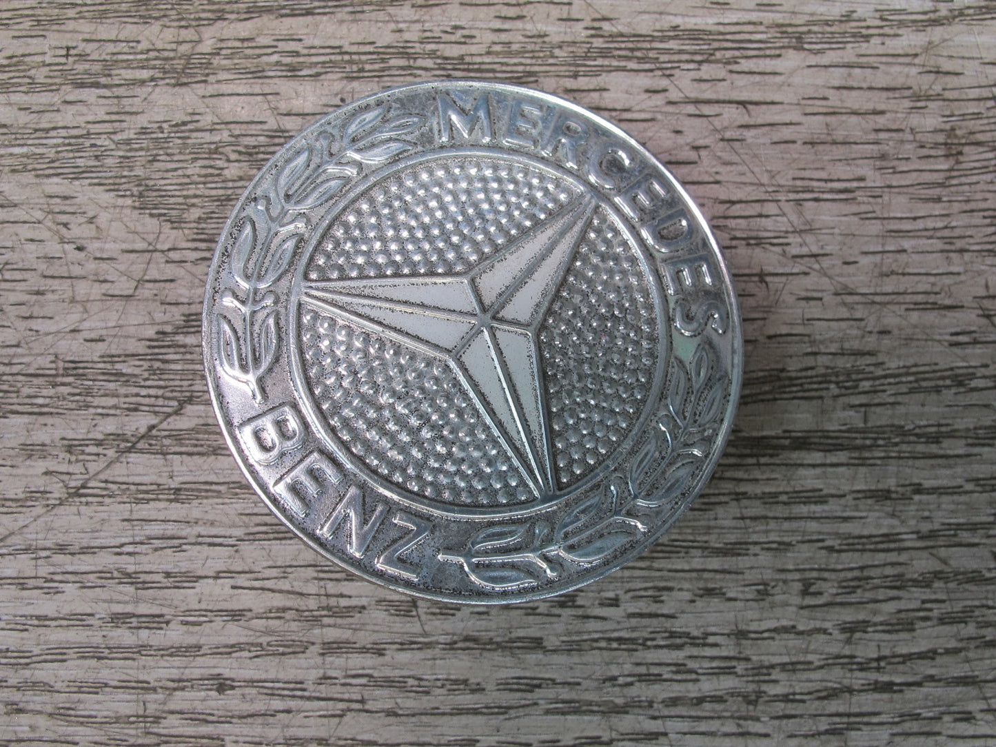 73-89 Mercedes R107 Front Hood Emblem Logo Badge Symbol OEM
