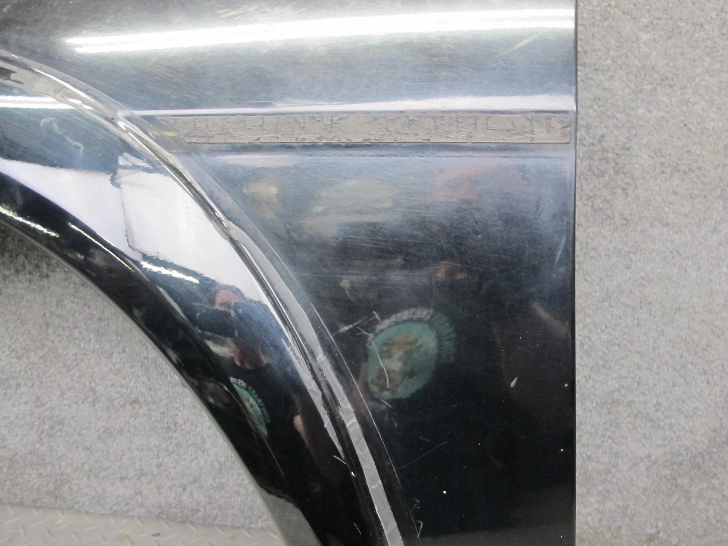 85-88 Volkswagen VW Scirocco Front Left Fender Shell Cover Panel Black OEM