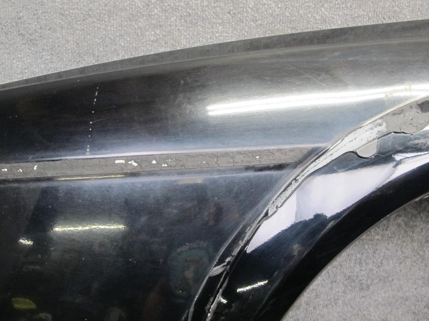 85-88 Volkswagen VW Scirocco Front Left Fender Shell Cover Panel Black OEM