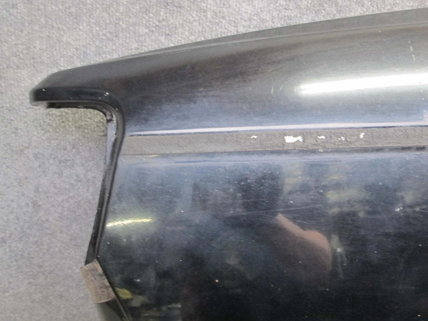 85-88 Volkswagen VW Scirocco Front Left Fender Shell Cover Panel Black OEM
