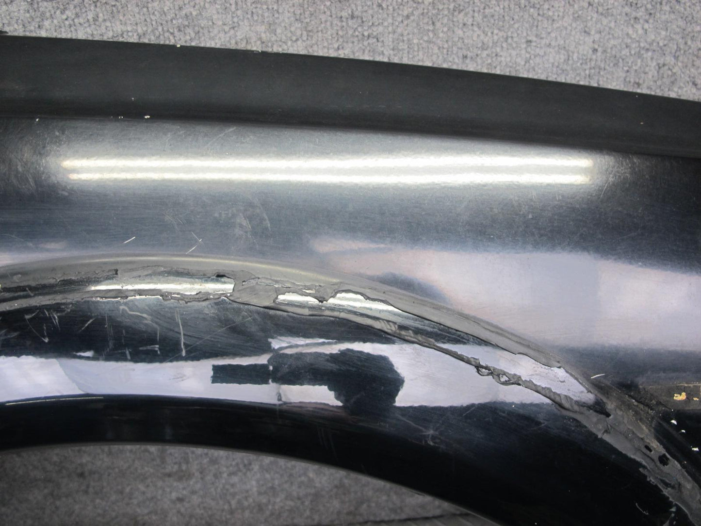 85-88 Volkswagen VW Scirocco Front Right Fender Shell Cover Panel Black OEM