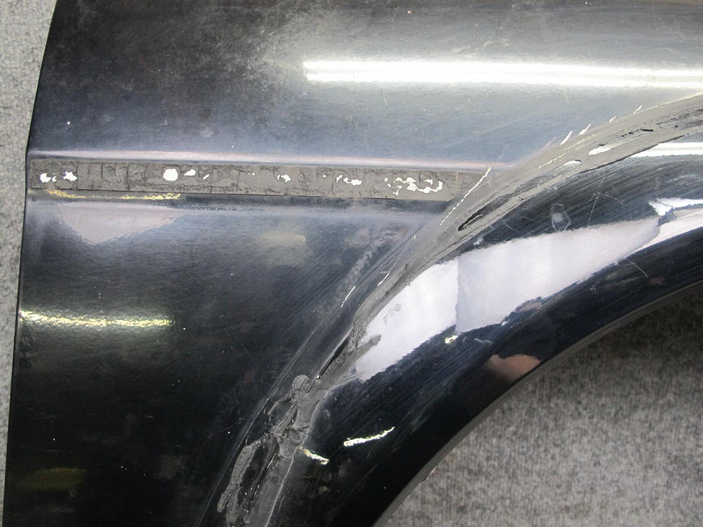 85-88 Volkswagen VW Scirocco Front Right Fender Shell Cover Panel Black OEM
