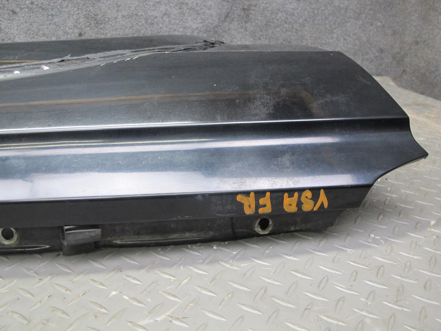 85-88 Volkswagen VW Scirocco Front Right Fender Shell Cover Panel Black OEM