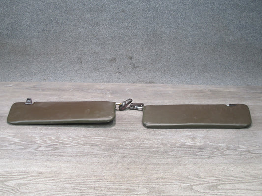 73-85 Mercedes R107 Sl-class Set of 2 Front Left & Right Sun Visor Brown OEM