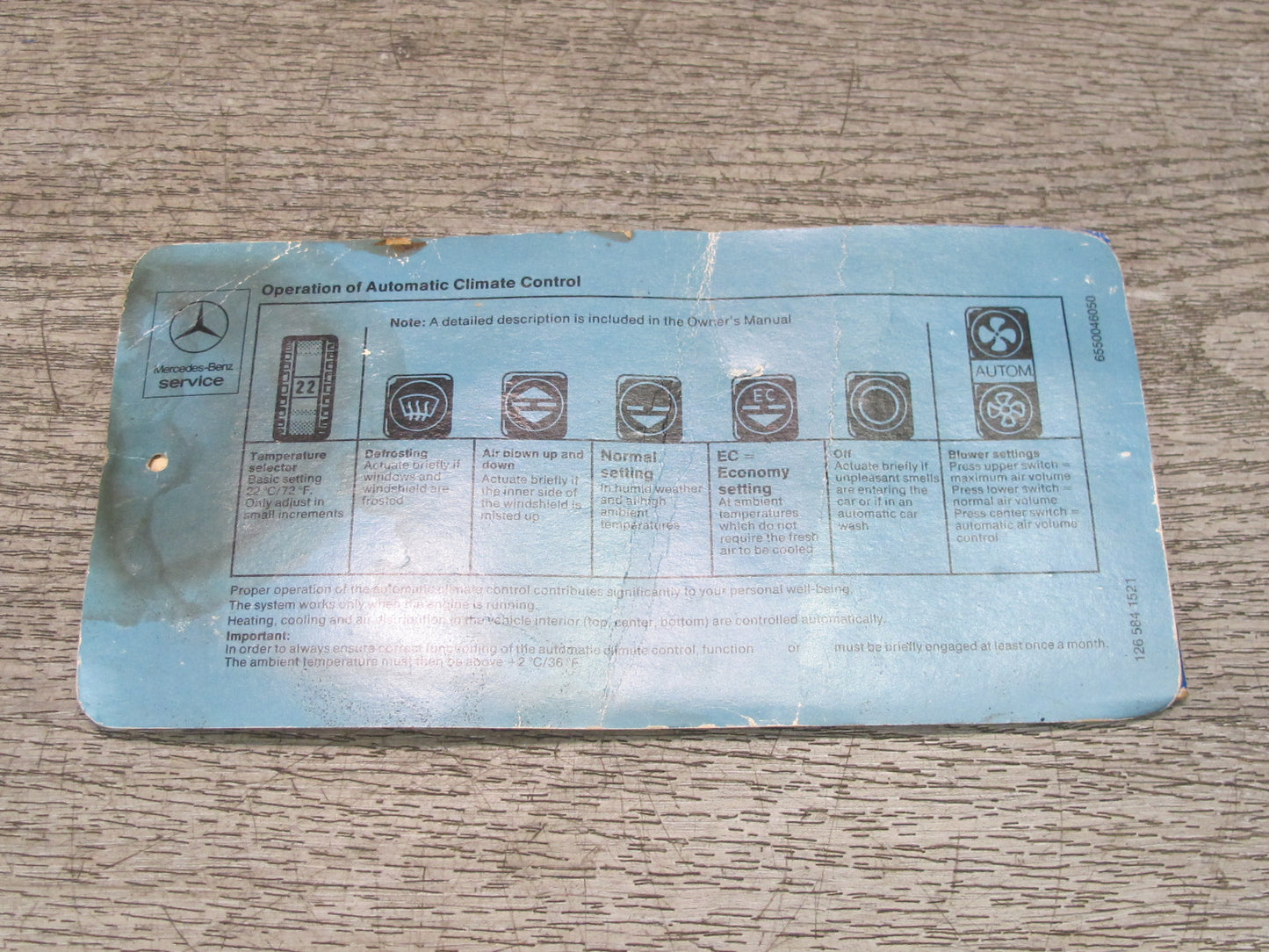 1982 Mercedes R107 380SL Owner User Operator Guide Manual Book Set OEM