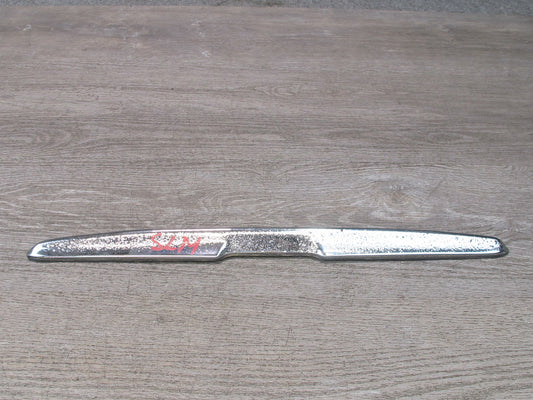 73-89 Mercedes R107 Rear Trunk Lid Chrome Trim Molding OEM