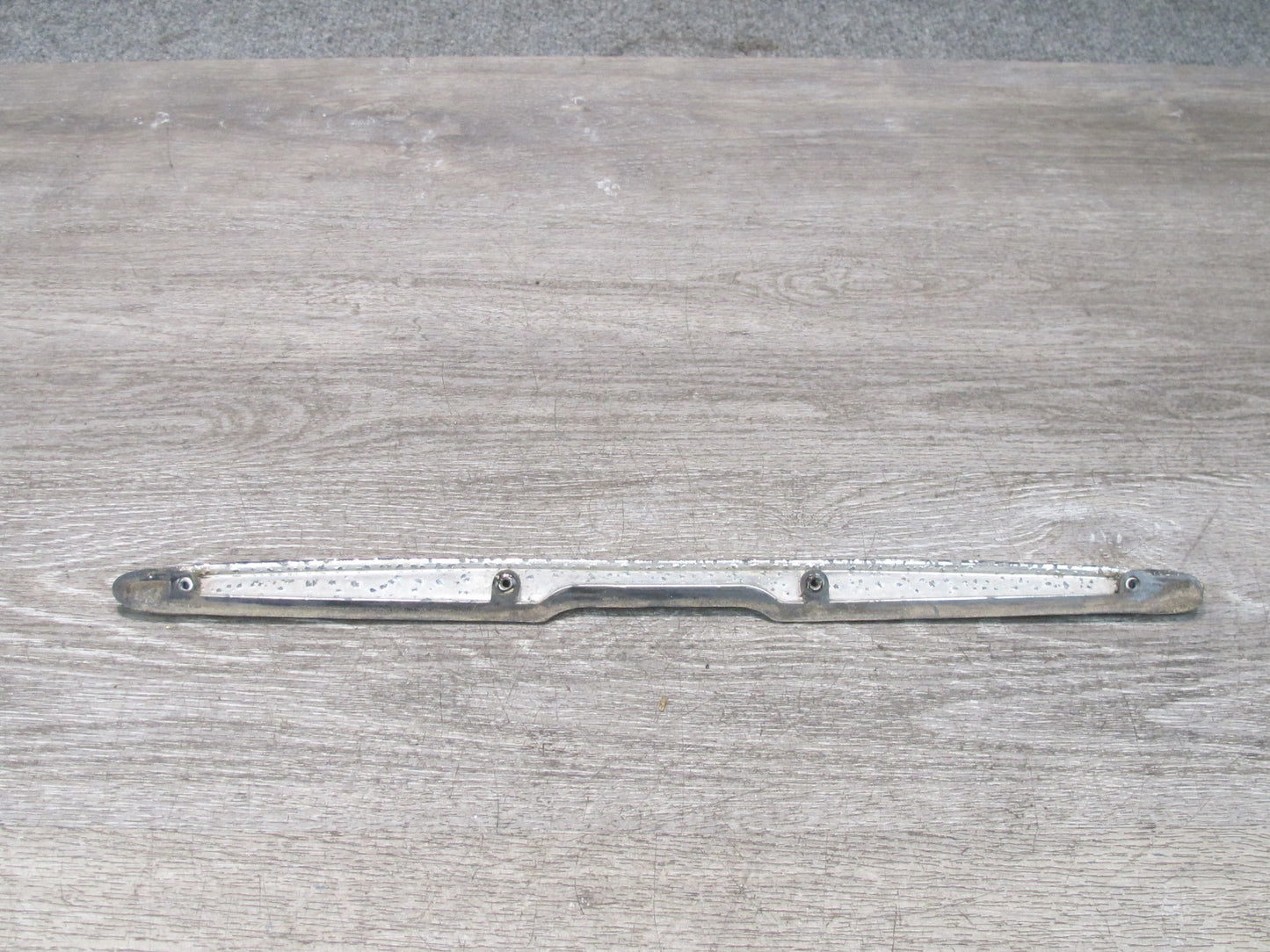 73-89 Mercedes R107 Rear Trunk Lid Chrome Trim Molding OEM