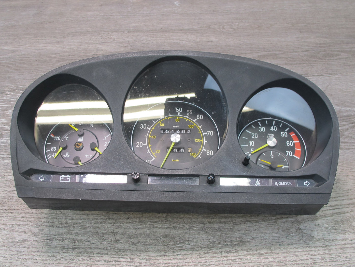 81-85 Mercedes R107 380SL Instrument Cluster Gauge Speedometer OEM