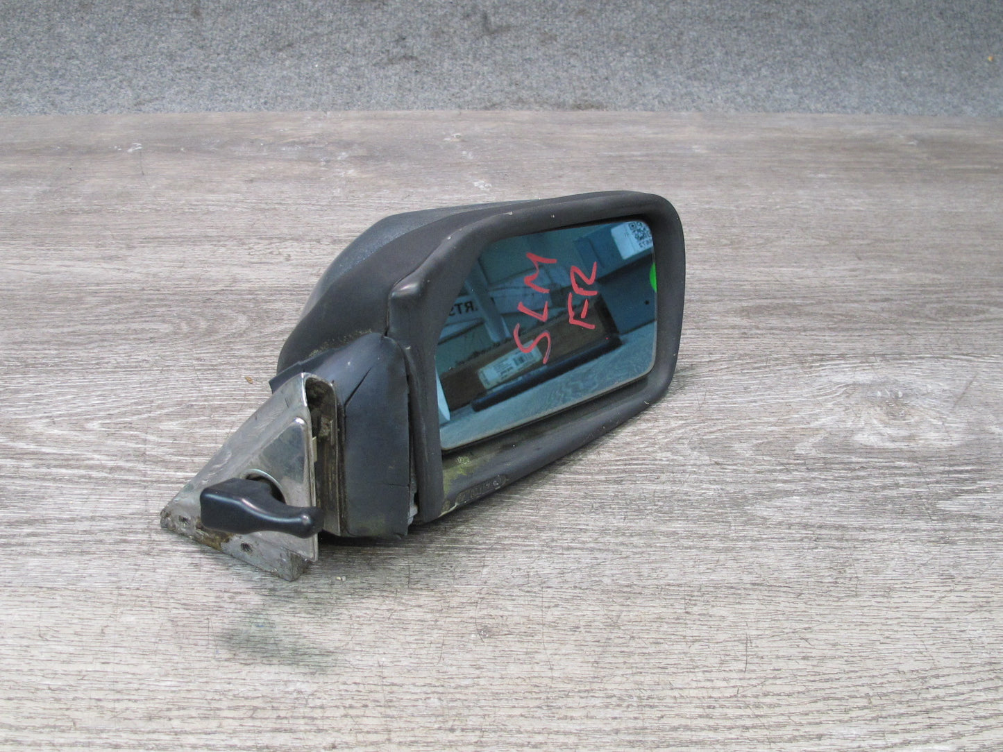 73-89 Mercedes R107 Sl-class Right Door Exterior Side View Manual Mirror OEM