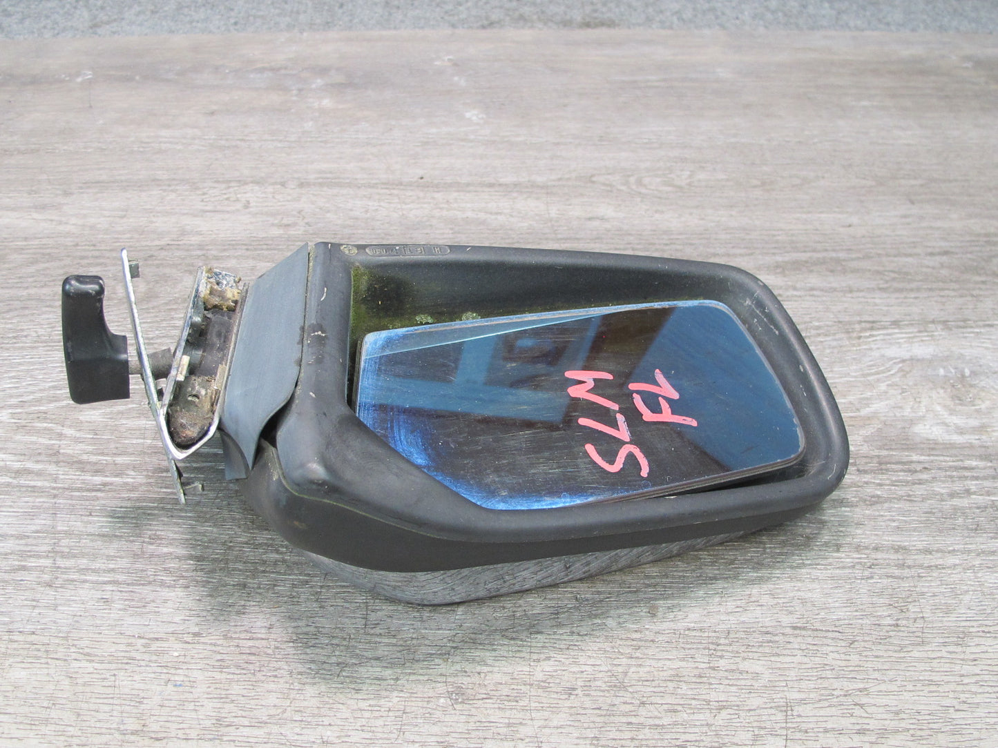 73-89 Mercedes R107 Sl-class Left Door Exterior Side View Manual Mirror OEM