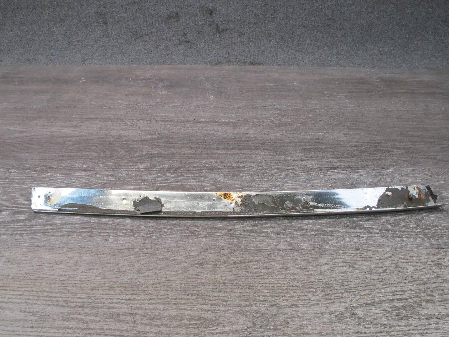 73-85 Mercedes R107 Convertible Set of 6 TOP Roof Chrome Trim Molding OEM