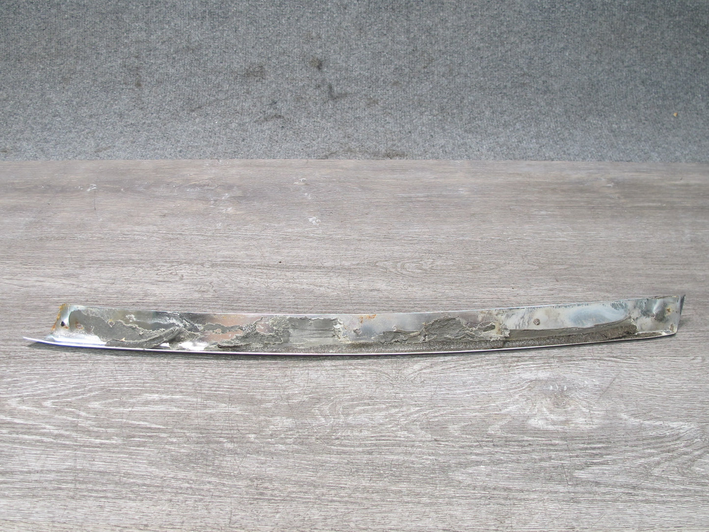 73-85 Mercedes R107 Convertible Set of 6 TOP Roof Chrome Trim Molding OEM