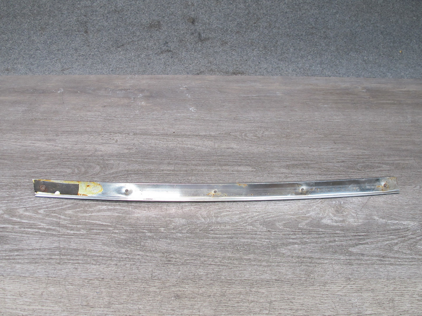 73-85 Mercedes R107 Convertible Set of 6 TOP Roof Chrome Trim Molding OEM