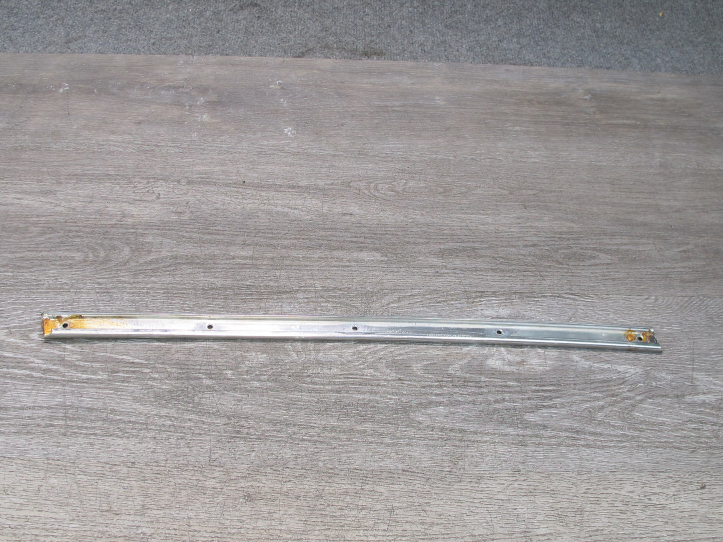 73-85 Mercedes R107 Convertible Set of 6 TOP Roof Chrome Trim Molding OEM