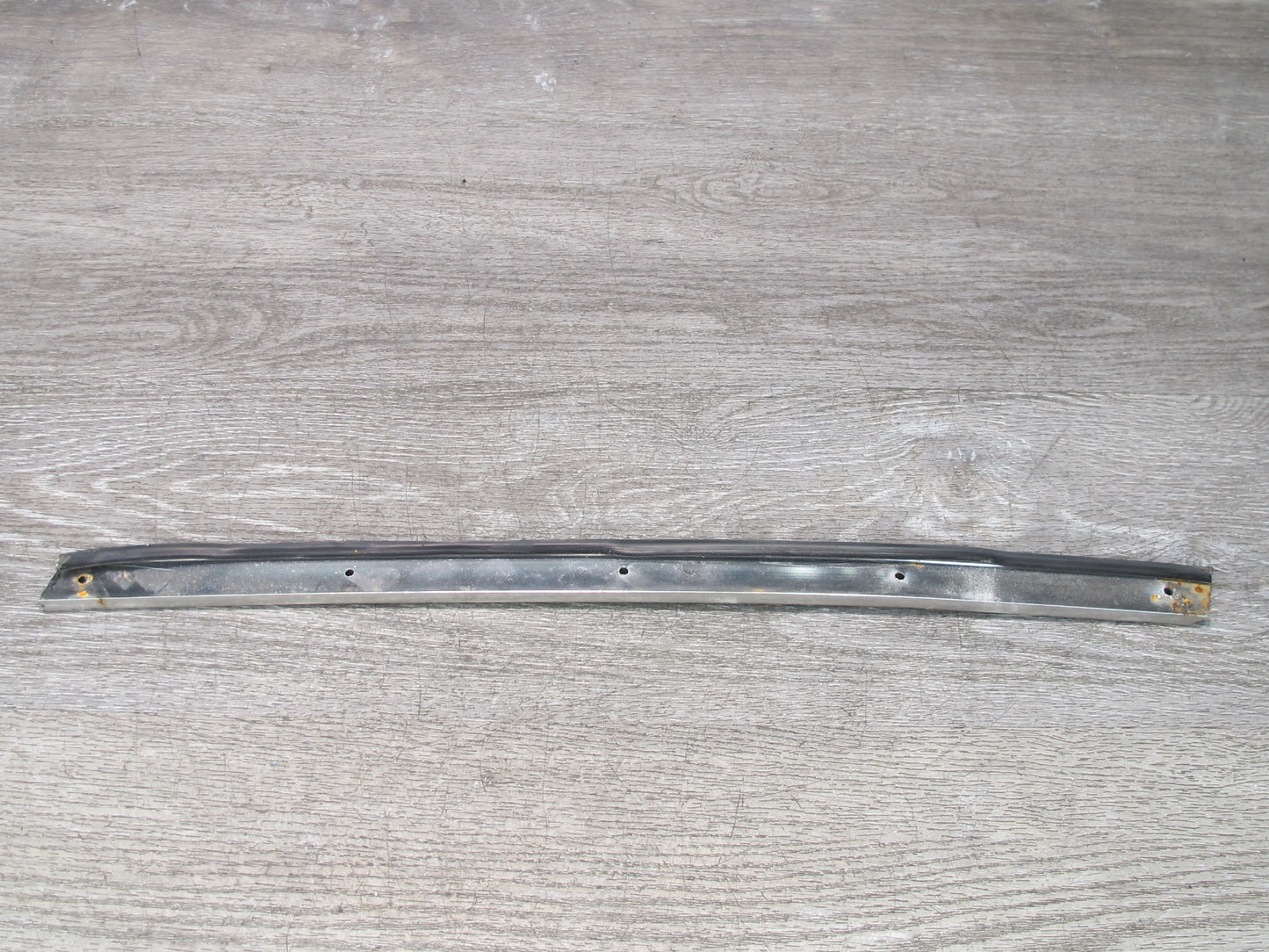 73-85 Mercedes R107 Convertible Set of 6 TOP Roof Chrome Trim Molding OEM
