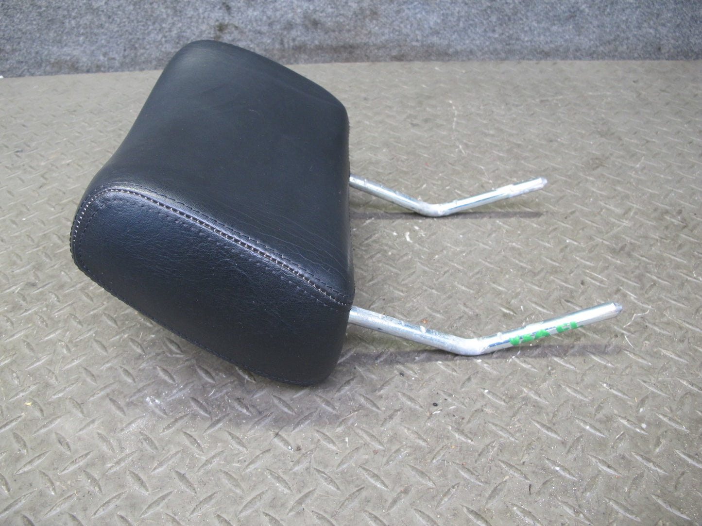 86-88 VW Scirocco MK2 Front Left & Right Seat Leather Headrest Black OEM