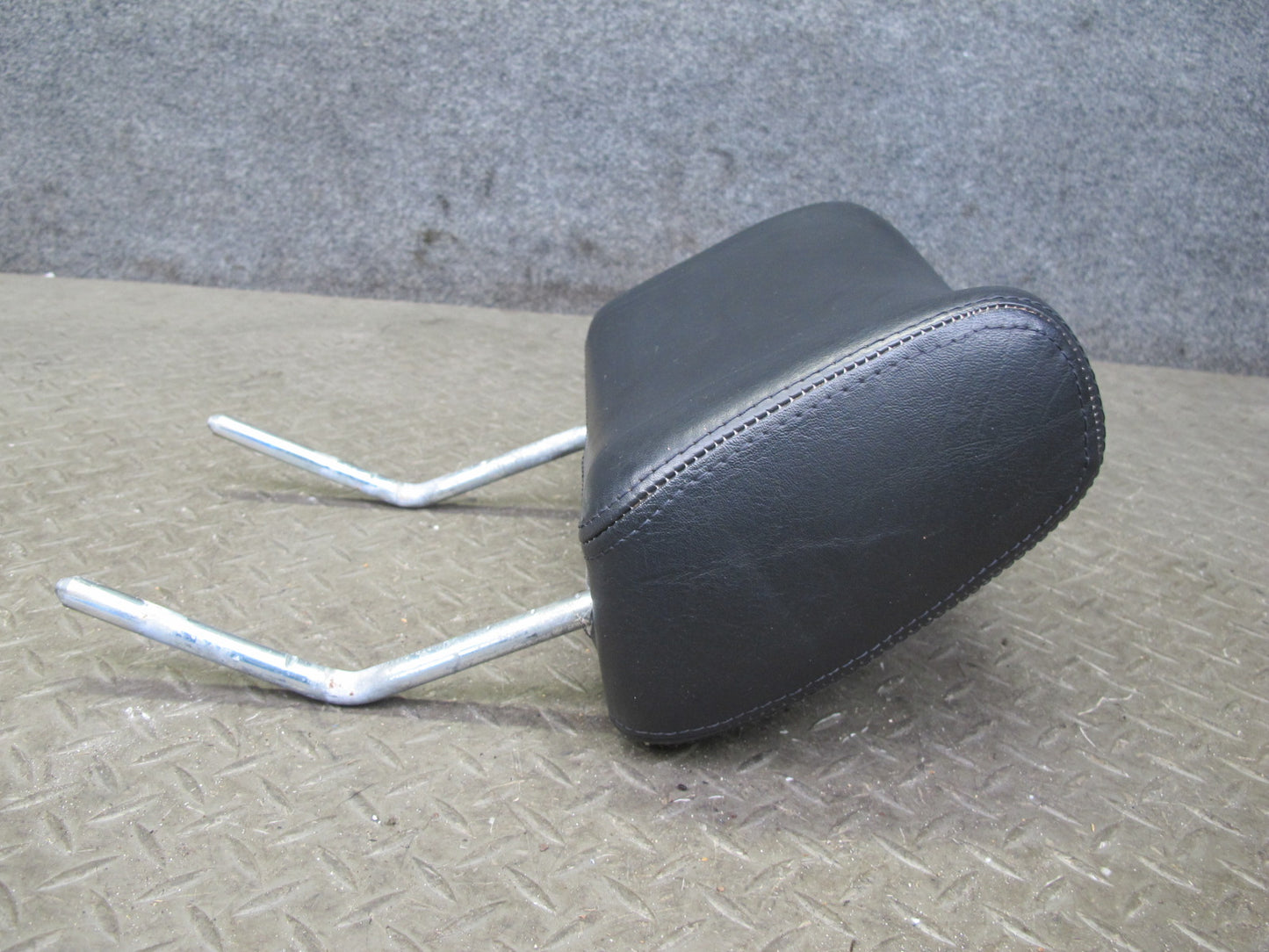 86-88 VW Scirocco MK2 Front Left & Right Seat Leather Headrest Black OEM