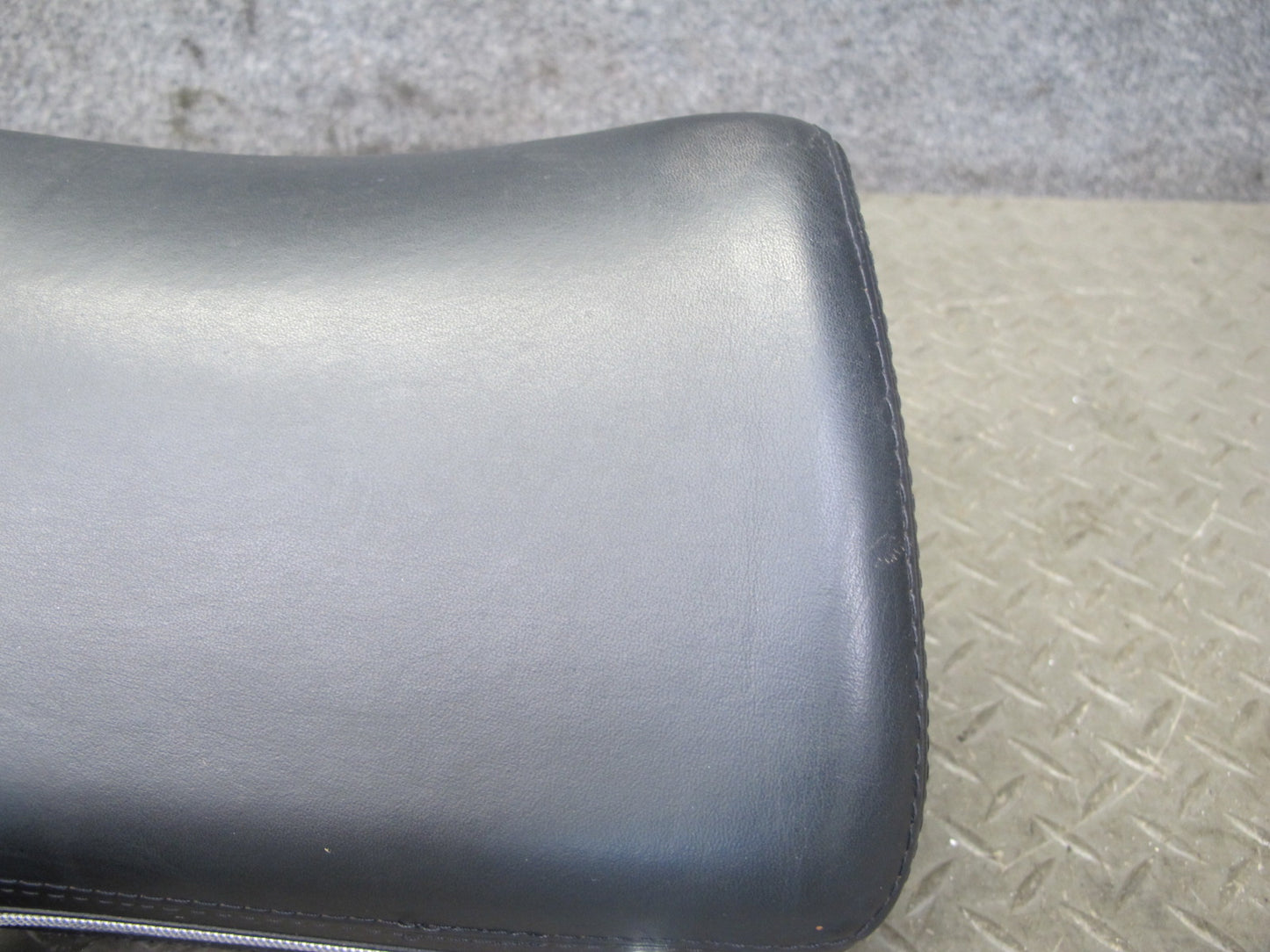 86-88 VW Scirocco MK2 Front Left & Right Seat Leather Headrest Black OEM