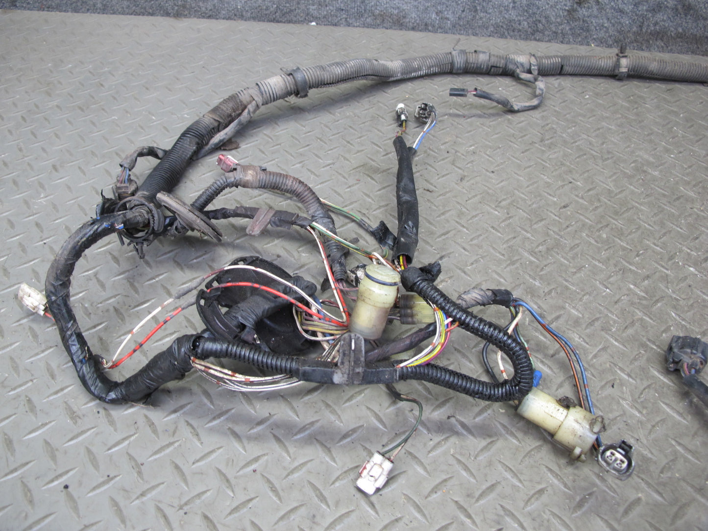 89-90 Toyota Supra MK3 7MGE Engine Bay Wire Wiring Harness w Fuse Relay Box OEM
