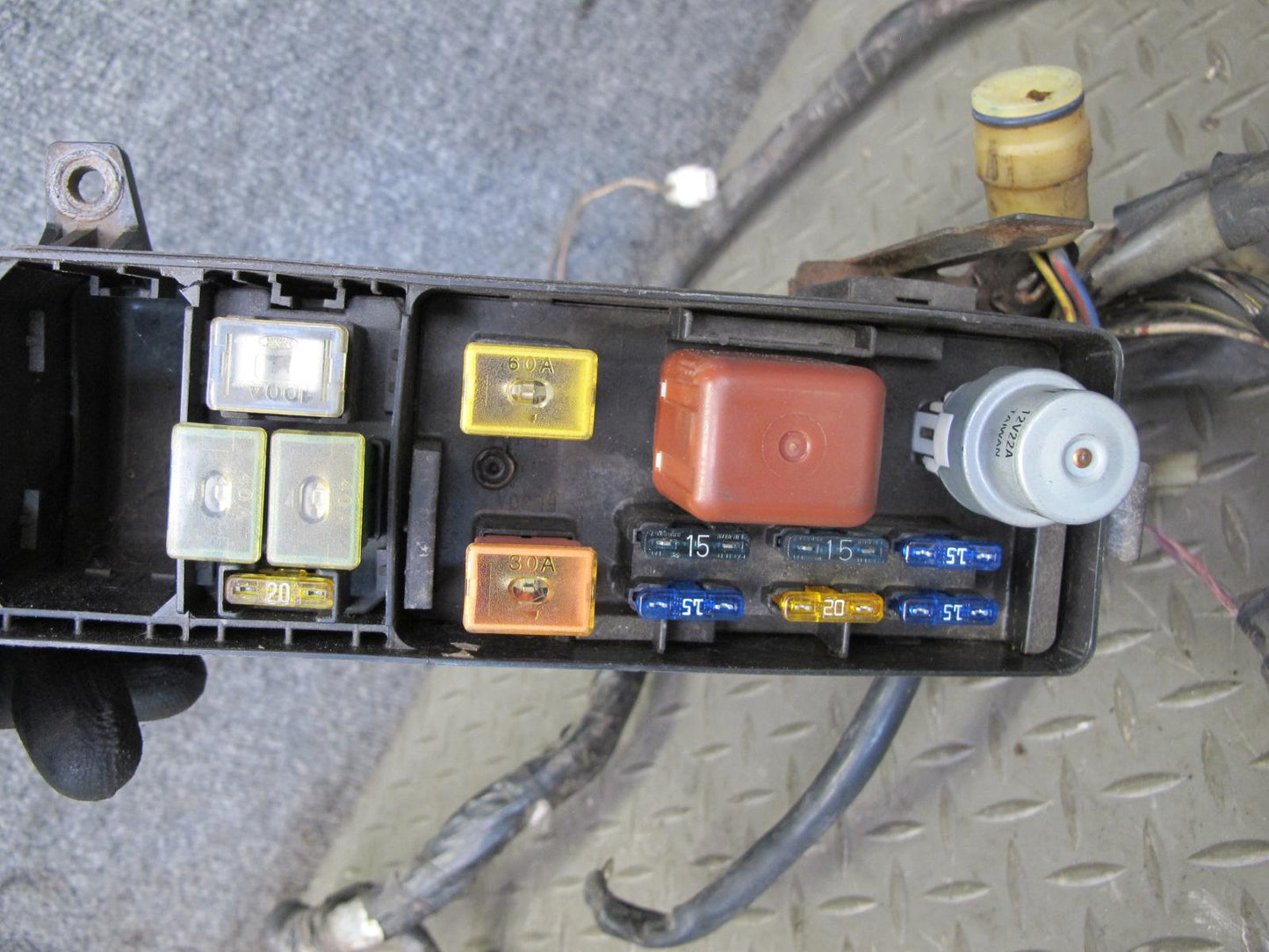 89-90 Toyota Supra MK3 7MGE Engine Bay Wire Wiring Harness w Fuse Relay Box OEM
