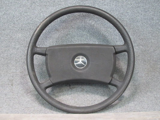73-85 Mercedes R107 Sl-class Black Steering w Pad Cover OEM