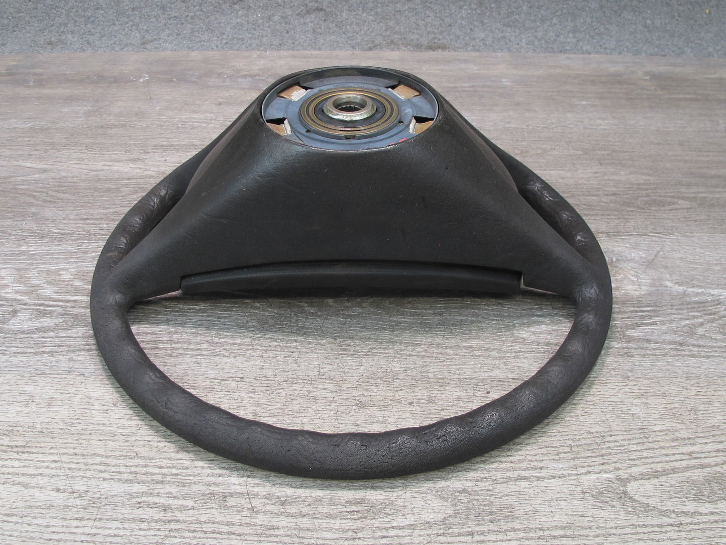 73-85 Mercedes R107 Sl-class Black Steering w Pad Cover OEM