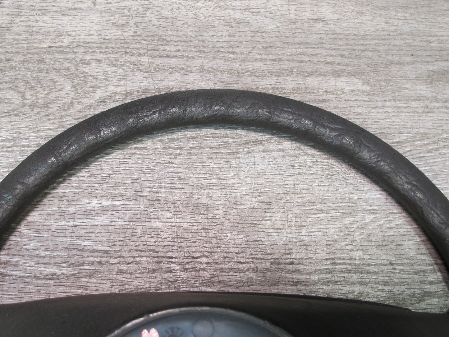 73-85 Mercedes R107 Sl-class Black Steering w Pad Cover OEM