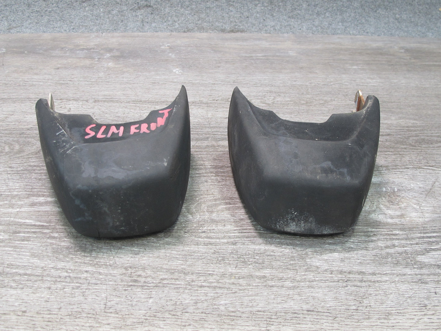 73-89 Mercedes R107 Sl-class Set of 2 Front Bumper Rubber Guard OEM