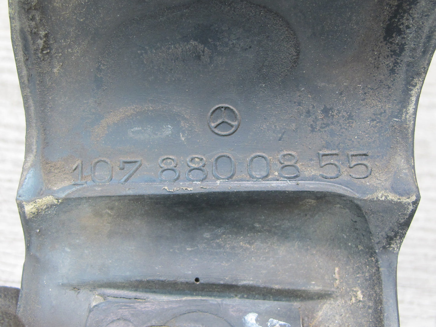 73-89 Mercedes R107 Sl-class Set of 2 Front Bumper Rubber Guard OEM